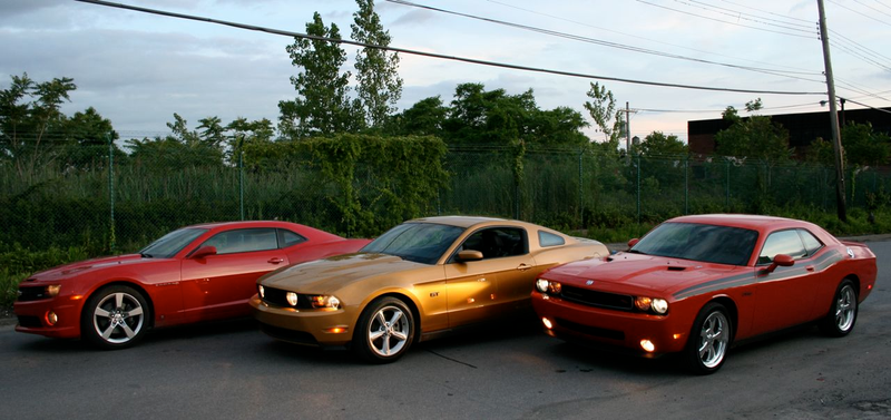 Illustration for article titled Muscle Car Wars: Camaro vs. Challenger vs. Mustang